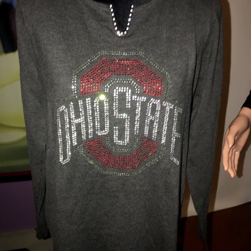 Women’s Size Medium OSU Bling Gray Sweater
